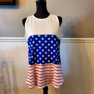 Stars and Stripes Tank - Size Large